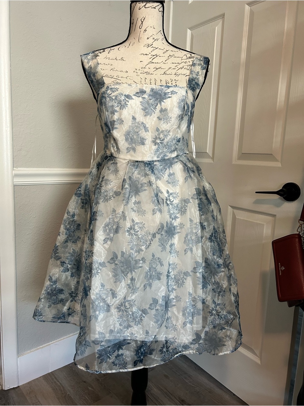 NWT Altar'd State Blue Floral Mini Dress Size L